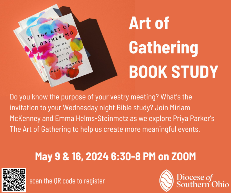 Online book study of “The Art of Gathering” coming in May